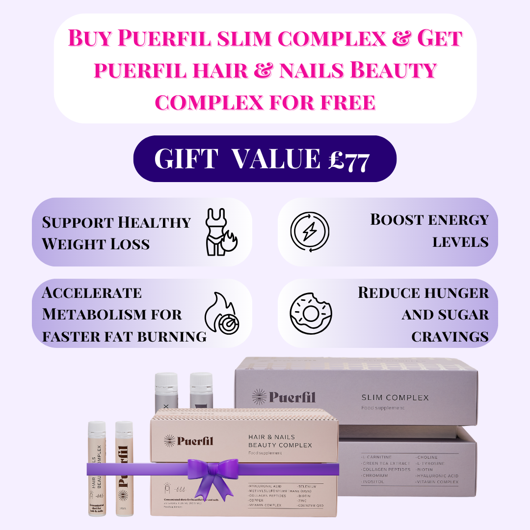 BUY PUERFIL SLIM COMPLEX AND GET PUERFIL HAIR & NAILS BEAUTY COMPLEX FOR FREE